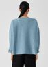 Lightweight Boiled Wool Bateau Neck Top in Regenerative Wool