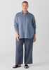 Yarn-Dyed Handkerchief Organic Linen Classic Collar Shirt