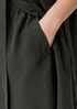 Washed Silk Habutai Wide-Leg Pant