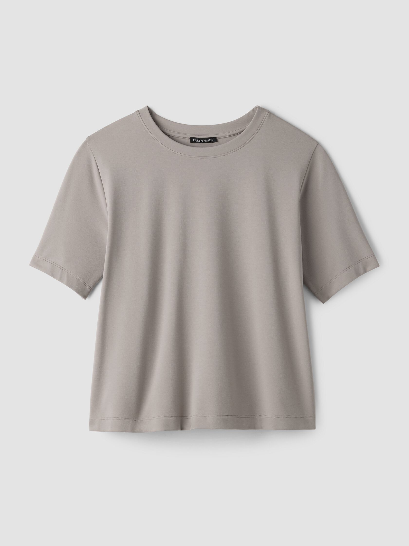Extra-Fine Ponte Crew Neck Tee