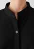 Washable Flex Ponte Stand Collar Overshirt