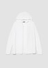 Organic Cotton Linen Slub Hooded Cardigan