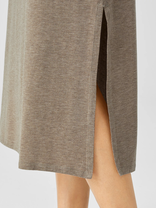 Fine Jersey Straight Skirt