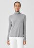 Pima Cotton Blend Turtleneck Top