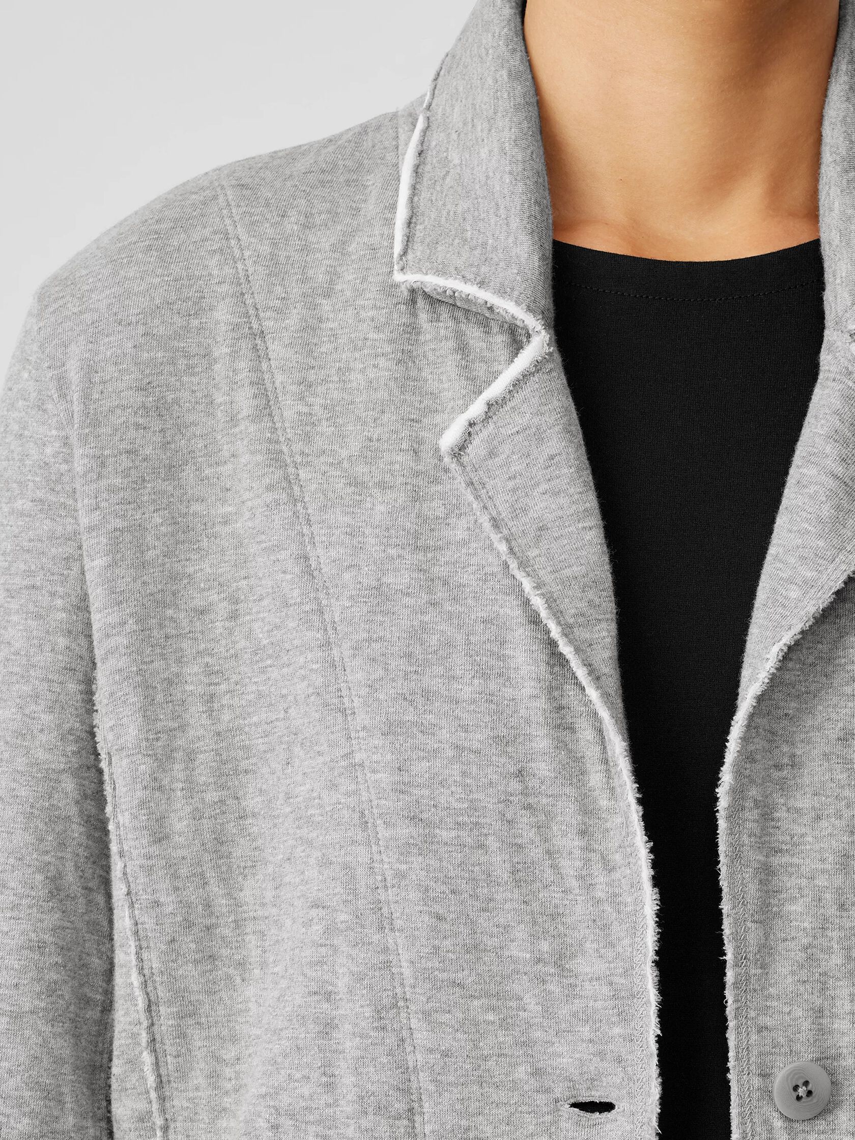 Double Layer Organic Cotton Blazer