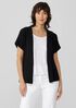 Peruvian Organic Cotton Boucle Hooded Cardigan