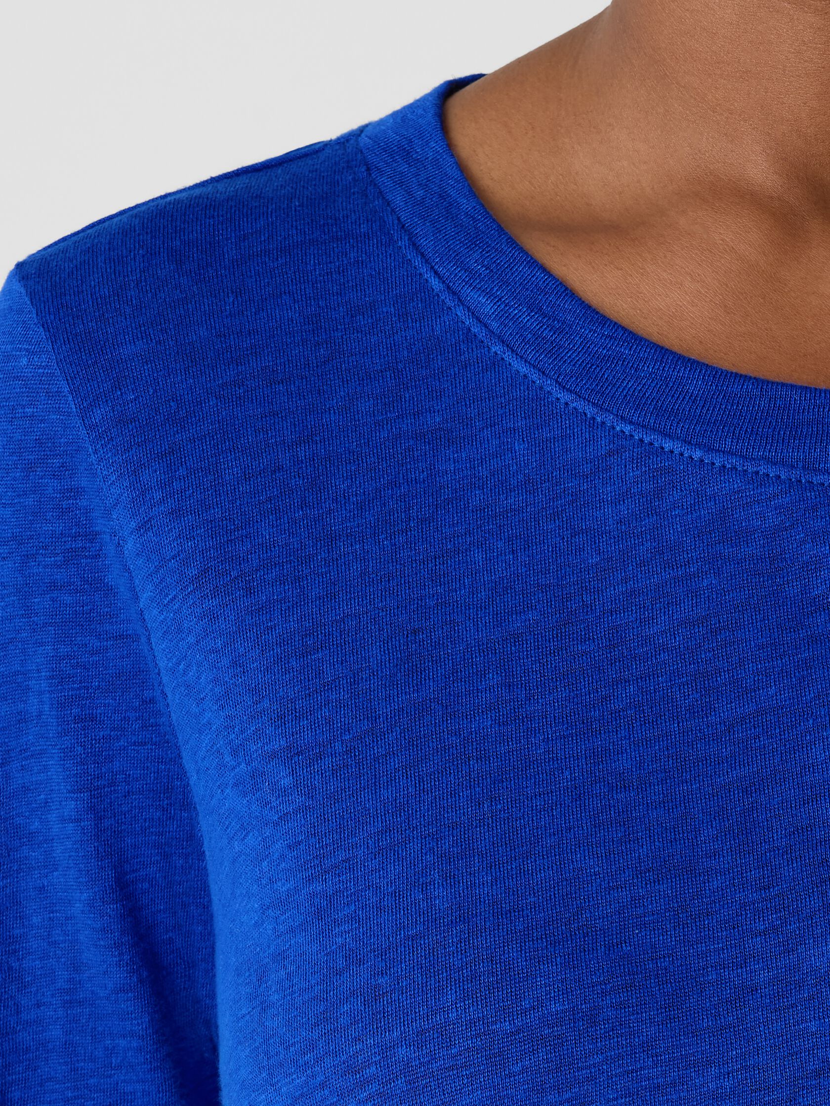 Organic Linen Jersey Long-Sleeve Tee
