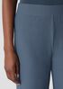 Washable Stretch Crepe Straight Pant