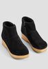 Warm Suede Clog Bootie