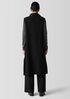 Lightweight Boiled Wool Shawl Collar Vest in Regenerative Wool