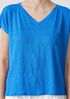 Organic Linen Jersey V-Neck Tee