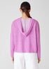 Organic Cotton Linen Slub Hooded Top