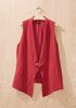Renew Overdye Silk Crepe Vest, L