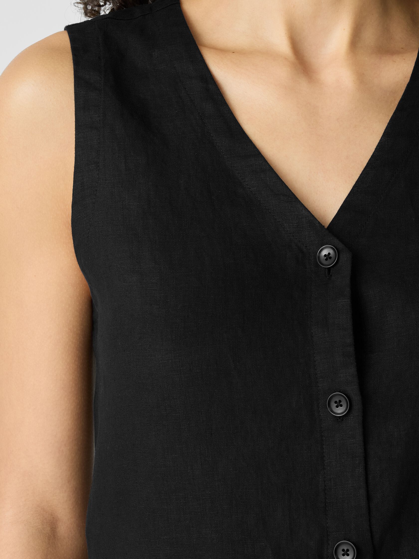 Organic Linen Vest