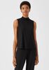Fine Jersey Mock Neck Tank