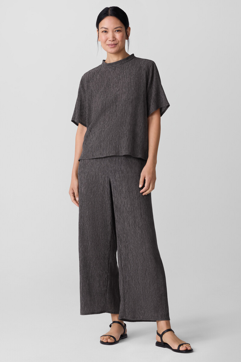 Woven Plissé Wide-Leg Pant Woven Plissé Wide-Leg Pant