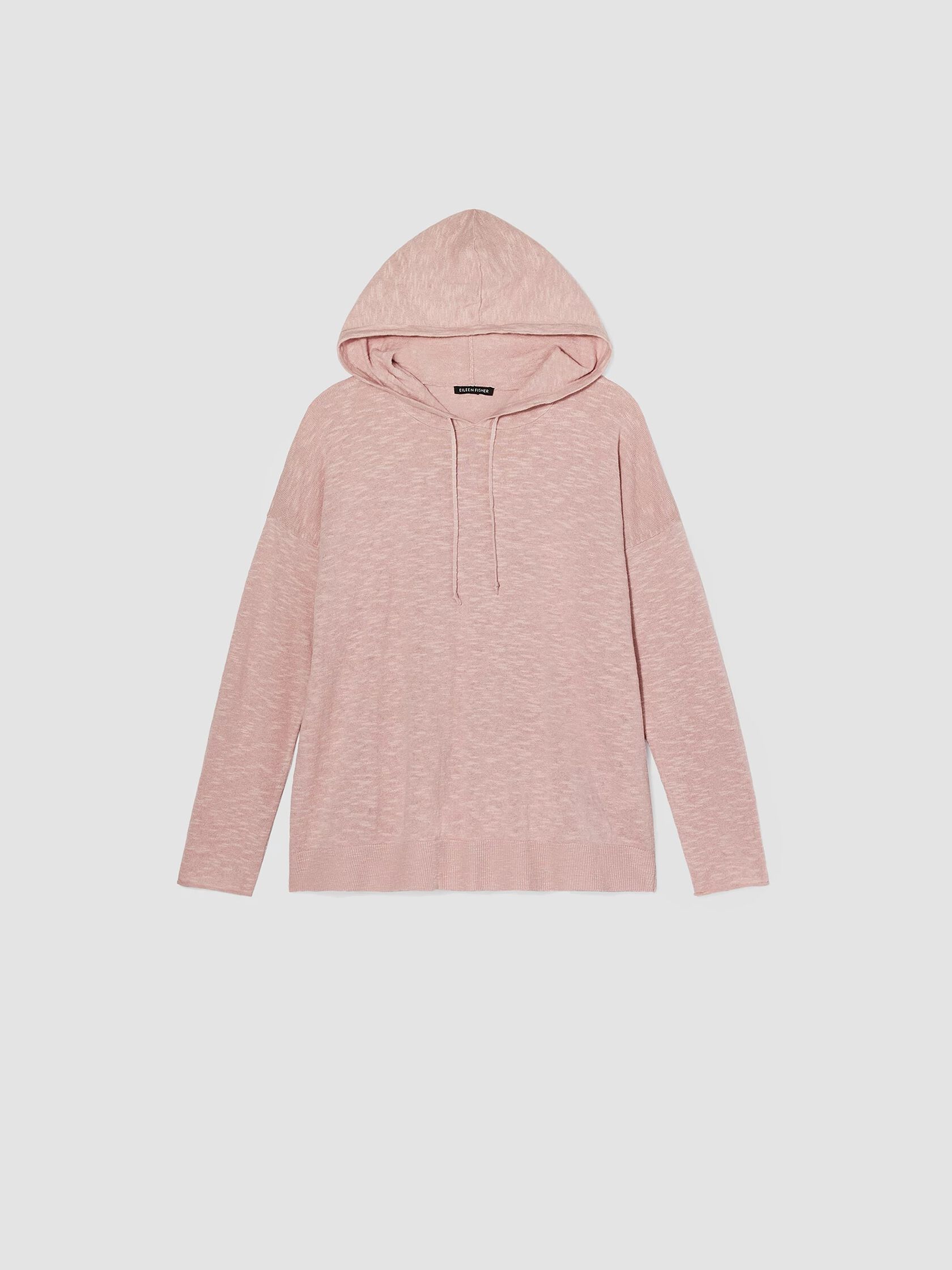 Organic Cotton Linen Slub Hooded Top