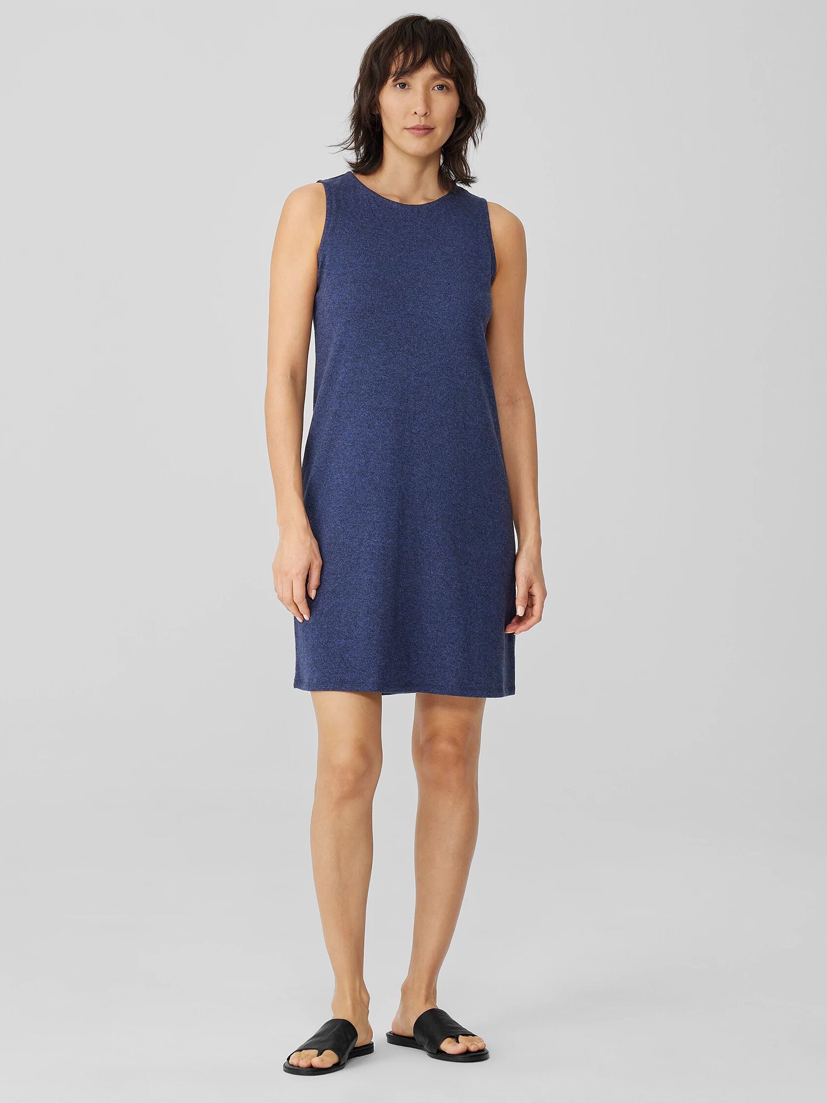 Cotton Hemp Melange Tank Dress