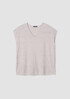 Organic Linen Cotton V-Neck Top