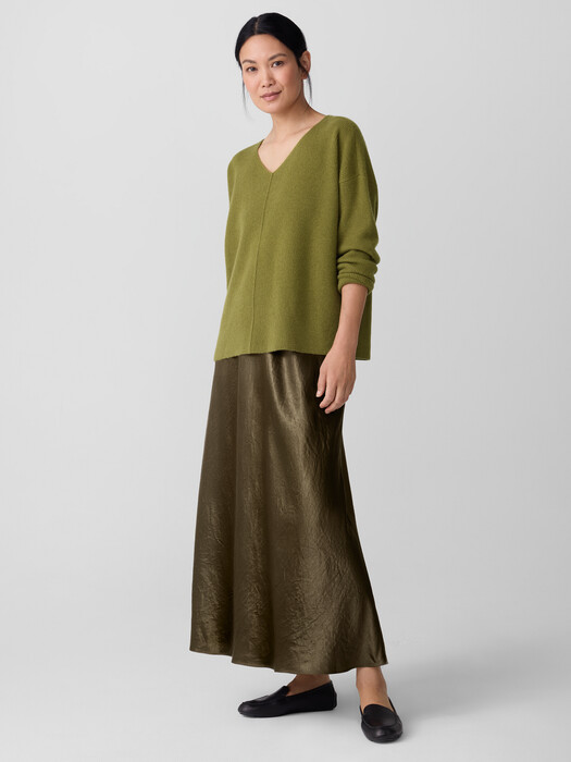 Italian Cashmere V-Neck Top