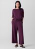 Lightweight Organic Cotton Terry Wide-Leg Pant