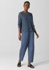 Linen Silk Twill Lantern Pant