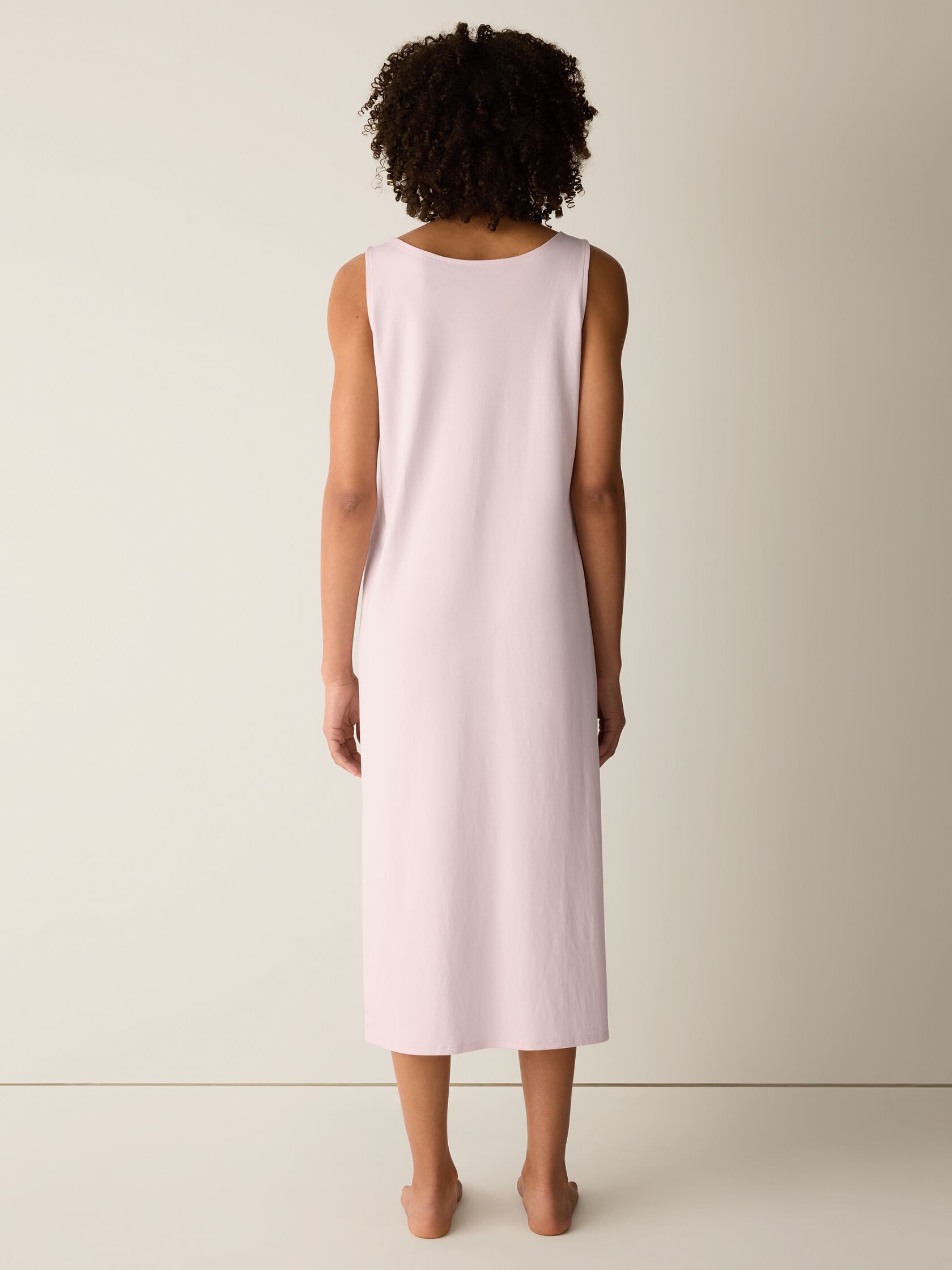 Organic Cotton Interlock Tank Sleep Dress