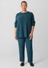 Washable Stretch Crepe Cuffed Pant