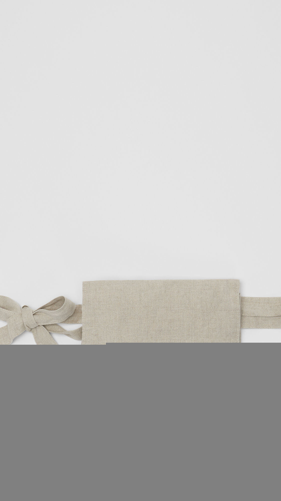 Organic Linen Belt Bag EILEEN FISHER