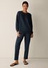 Cozy Brushed Terry Hug Slouchy Pant