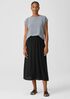 Silk Georgette Flared Skirt