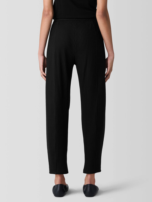 Textured Stretch Rib Lantern Pant