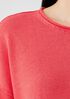 Peruvian Cotton Blend Crew Neck Top