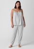 Mélange Organic Cotton Interlock Sleep Cami