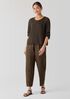 Peruvian Organic Cotton Cord Crew Neck Top