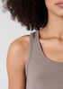 Organic Cotton Stretch Rib Scoop Neck Tank