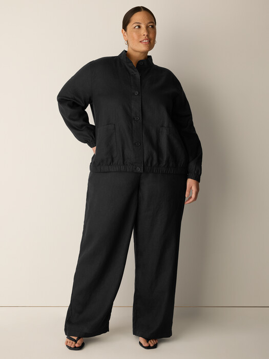 Organic Linen Flight Jacket