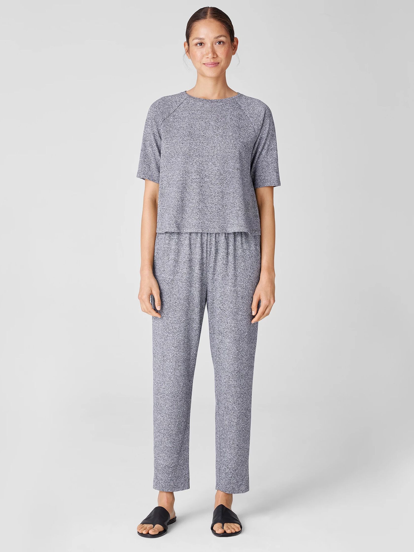 Cotton Hemp Melange Tapered Pant