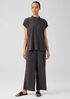 Woven Plisse Straight Pant