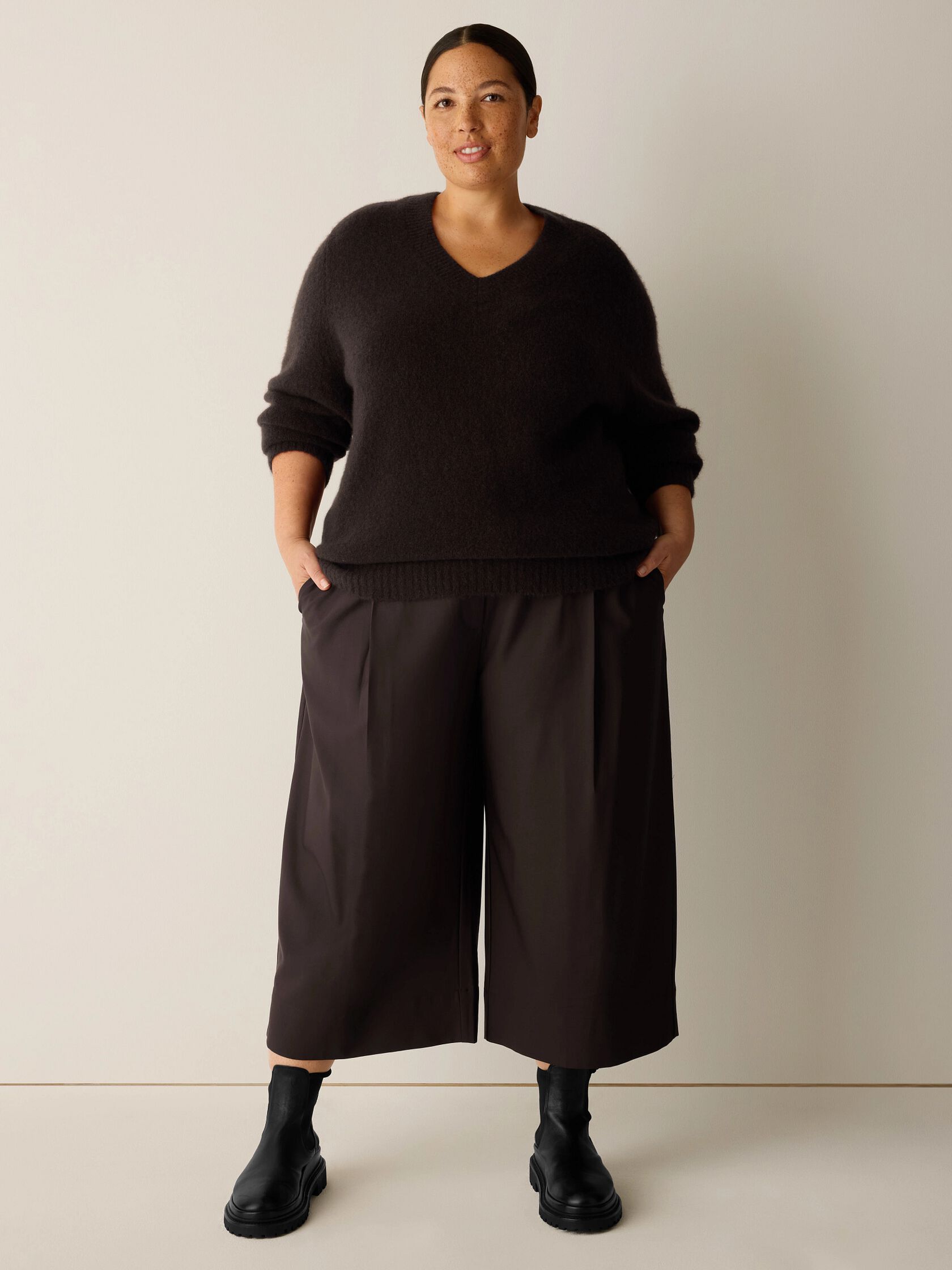Cashmere Silk Bliss V-Neck Top