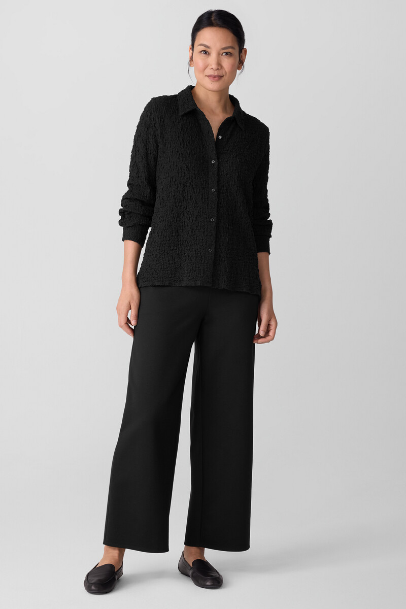 Bubble Jacquard Classic Collar Shirt Bubble Jacquard Classic Collar Shirt