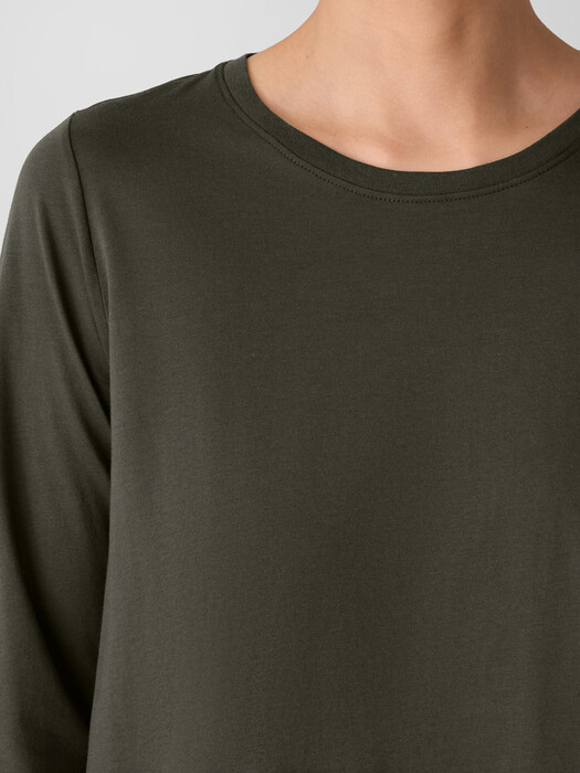 Organic Pima Cotton Jersey Long-Sleeve Tee