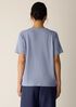 Organic Cotton Slubby Jersey V-Neck Tee
