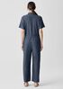 Airy Organic Cotton Twill Jumpsuit