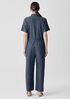 Airy Organic Cotton Twill Jumpsuit