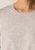 Mélange Fine Organic Cotton Jersey Round Neck Tee