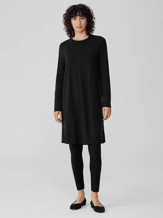 crew neck jersey dress Womens Threadbare Black Crew Neck Jersey Midi 100% Cotton Dress With Patch Pockets US 6