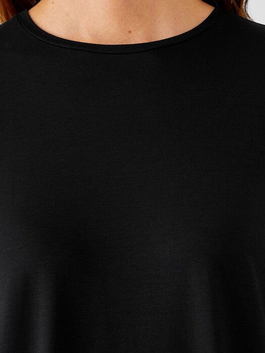 Fine Jersey Crew Neck Top