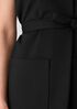 Washable Flex Ponte High Collar Vest