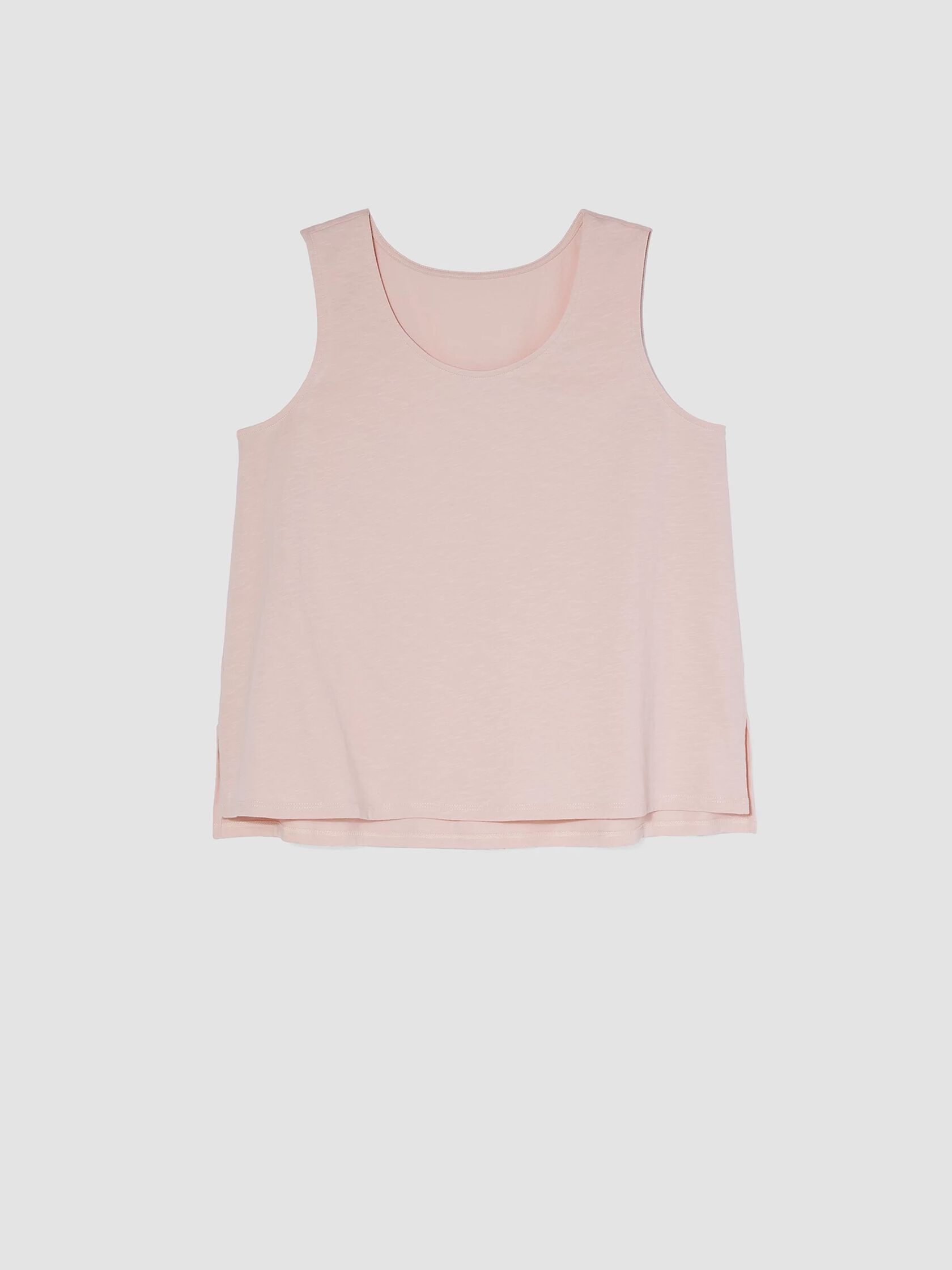 Organic Cotton Slub Jersey Scoop Neck Tank